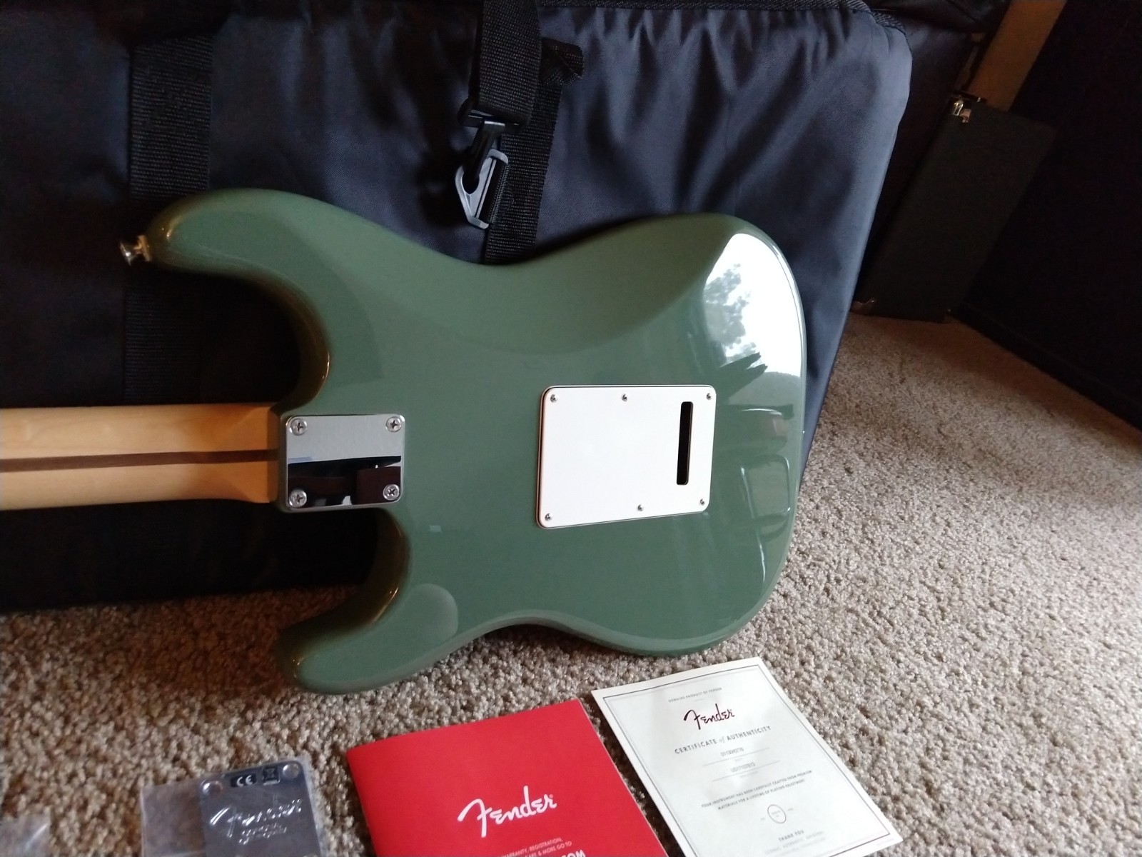 Fender American Professional Stratocaster HSS shawbucker con musikraft Cuello + + + Bolsa daec65 Fender American Professional Stratocaster HSS shawbucker con musikraft Cuello + + + Bolsa daec65