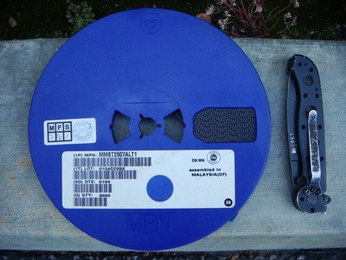 ONE 7" Reel 3000 pcs MMBT2907ALT1 60V/600mA PNP Transistors - New and Unused - Bild 3 von 12