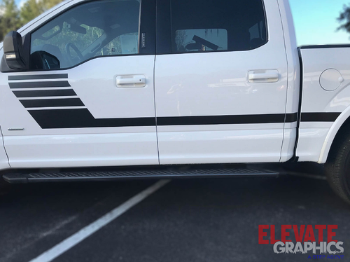 For Ford F-150 Graphics Side Hockey Arrow Stripes Vinyl Decal Sticker 2009-2020 - Picture 9 of 14
