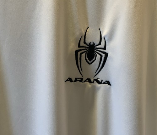 Mens Long Sleeve Running T-shirts Medium NEW Sport-Tec With Spider Logo - Picture 2 of 3