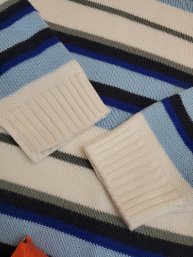 Vintage South Pole Striped Sweater Size XL Blue White Southpole - Picture 10 of 10