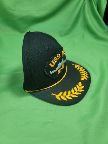 "USS NEFF NF-16" Scrambled Eggs Black & Gold Roped Snapback Adjustable Carrier - Picture 12 of 12