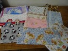 App-3 yds Cotton fabric-9 pcs-juvenile,animals,Mick ey,Raggedy Andy/Andy,Princess