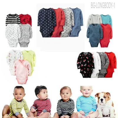 3 4 5 Pack Spring Autumn Baby Boy S Girl S Long Sleeve Bebe Bodysuits Set Ebay 3 4 5 Pack Spring Autumn Baby Boy S Girl S Long Sleeve Bebe Bodysuits Set Ebay