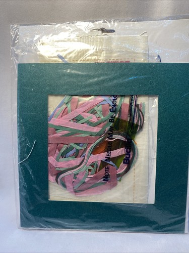 Bucilla Ribbon Embroidery Picture Kit April Sweet Pea Flowers Sealed - Picture 6 of 6