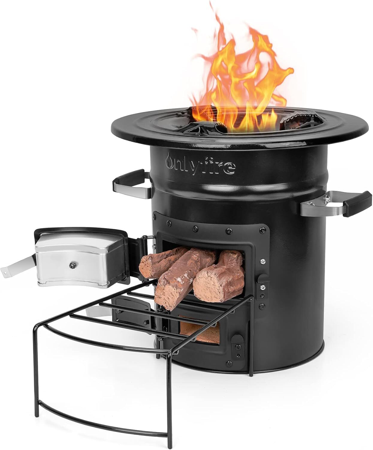 Camping Rocket Stove Outdoor Portable Wood Burning Camp Stove with High Fuel