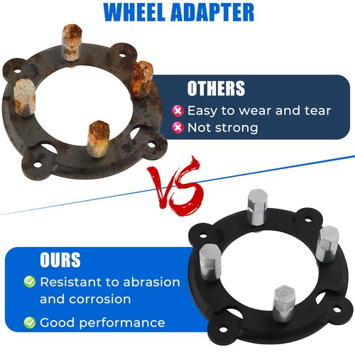 For 1981-1986 Honda ATC 200 ATC185 4x150 To 4x110 Rear Front Wheel Adapter Kit - Picture 3 of 12