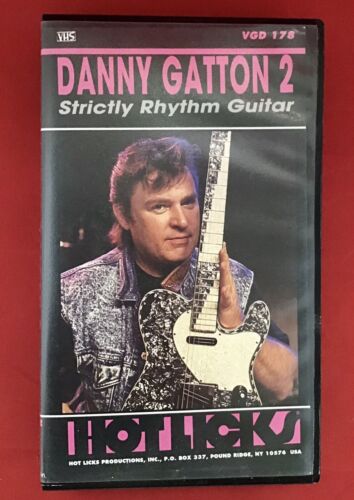 Danny Gatton 2 VHS Retro Vintage Video Cassette Strictly Rhythm Guitar - Foto 5 di 5