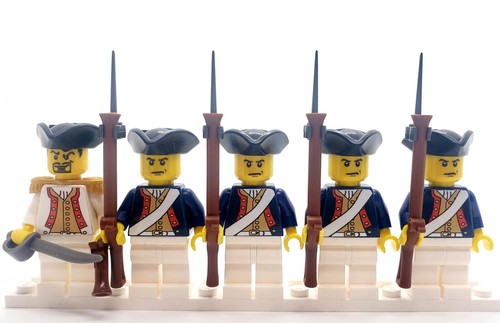 Prussian Infantry Soldiers Napoleonic Wars made with real LEGO® Minifigure - Picture 1 of 3
