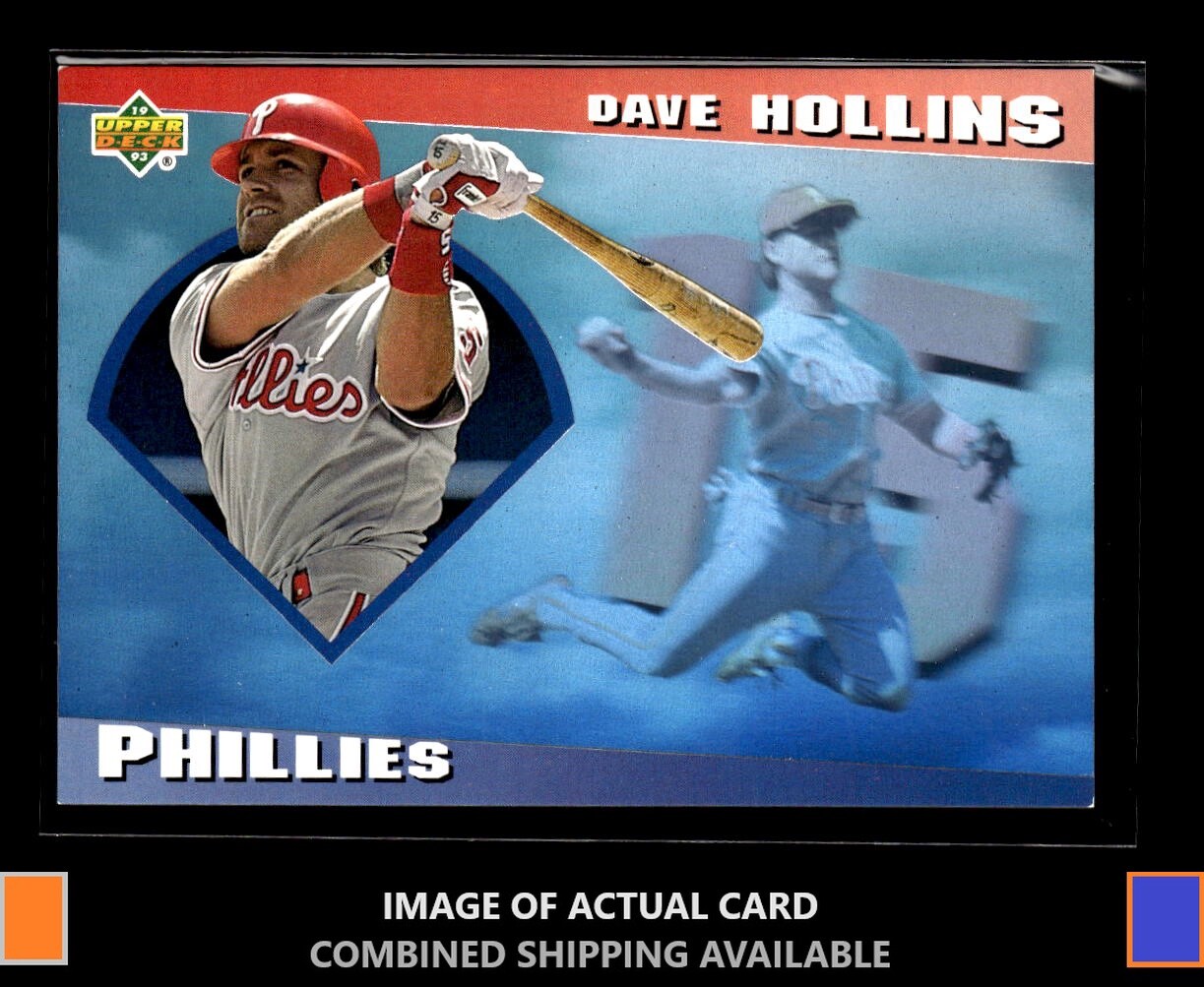1993 Upper Deck Diamond Gallery #18 Dave Hollins Philadelphia Phillies