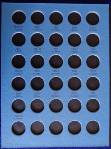Whitman Lincoln Memorial Cents #2 1999-2008 Coin Folder, Penny Album Book #8196 - Picture 2 of 5