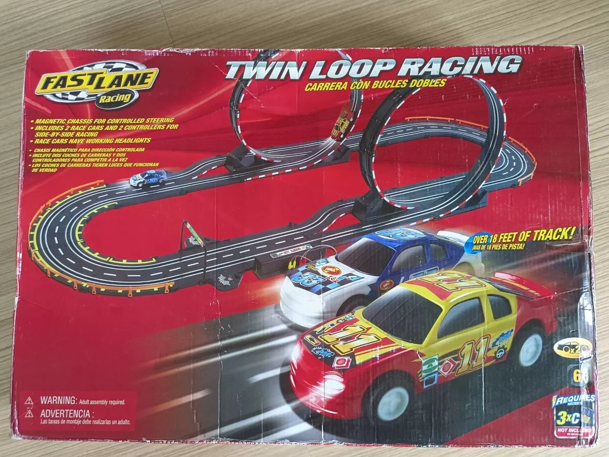 Fast Lane Twin Loop Racing Slot Car Set by Toys R Us