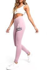 NEW ADIDAS ORIGINALS WOMENS ARCHIVE TREFOIL TIGHTS SIZE MEDIUM HD9775