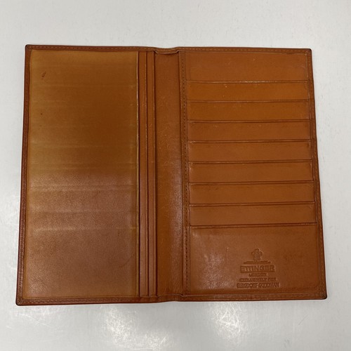 Ettinger Long Wallet Orange Exclusive for Bergdorf Goodman Leather London Rare