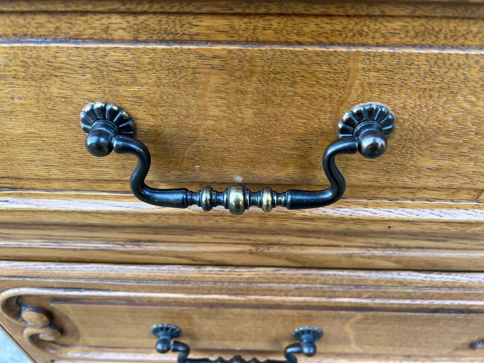 Louis XV Solid Light Oak Chest of drawers eBay