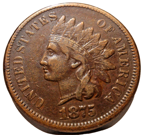 1875 FULL LIBERTY Indian Head Cent Penny Choice XF Great details Semi Key
