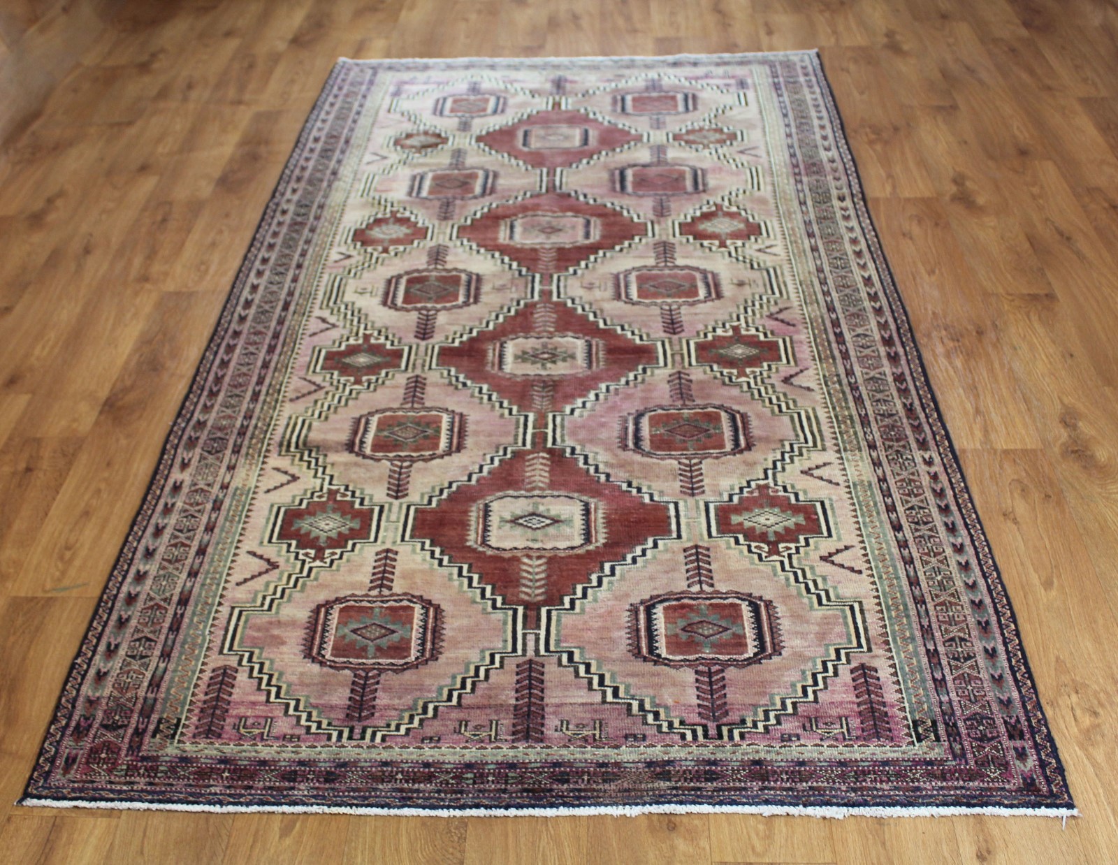 OLD WOOL HAND MADE ORIENTAL FLORAL RUNNER AREA PERSIAN RUG CARPET 278X 130 CM OLD WOOL HAND MADE ORIENTAL FLORAL RUNNER AREA AREA AREA PERSIAN RUG CARPET 278X 130 CM e8a7e0