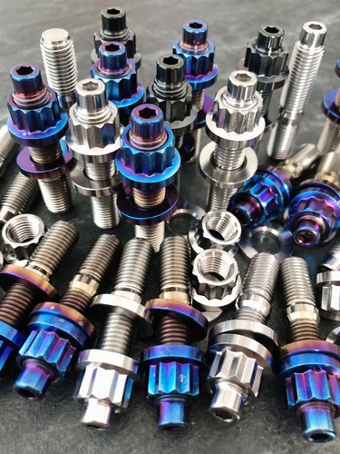 Titanium Exhaust Manifold Stud Kit M8/M10 Bolt GR5 Titanium Intake Stud Kit 1pcs - Picture 19 of 63