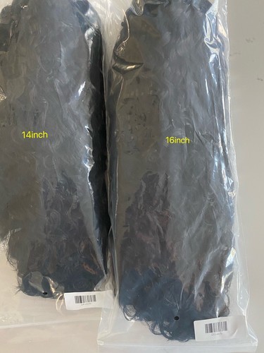 Synthetische Stirnband Perücken Natur Schwarz Perücken Hitzebeständig Tief Lockig Cosplay  - Bild 10 von 12