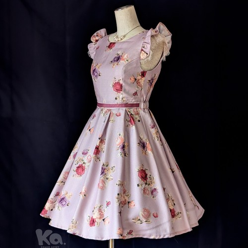 LIZ LISA dark lavender-pink Dress Japan-M Perfect for any season except winter