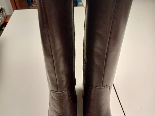 MARC FISHER WOMENS Leather CALF KNEE HIGH RIDING BOOTS SIZE 7.5 - Picture 6 of 9