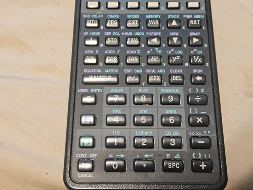 Hewlett Packard HP 48G grafischer Taschenrechner FÜR TEILE ODER REPARATUR - Bild 3 von 7