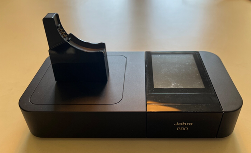 GREAT Jabra PRO 9400BS Charging Base with 9400HS Duo Headset W/ Power Adapter - Zdjęcie 4 z 8