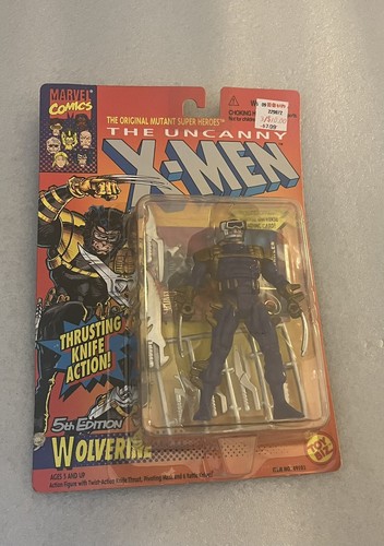 NIP 1993 MARVEL COMICS TOY BIZ KAYBEE 5TH EDITION X-MEN WOLVERINE ACTION FIGURE