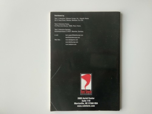 Notice/manuel Tom clancy rainbow six pour Big box PC FR - Foto 2 di 2