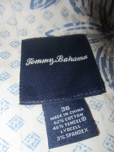 TOMMY BAHAMA light beige khaki cotton shorts MEN 36 - Picture 4 of 6