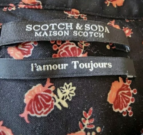 Blusa Scotch & Soda Botón Negra Talla M Maison Scotch Países Bajos Boutique - Imagen 7 de 11