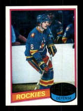 1980-81 Topps #213 Rob Ramage EX/EX+ RC Rookie Rockies 547864