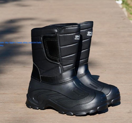 Men's Waterproof Snow Boots Fishing Shoes Light Weight Non-slip Hunting Shoes AU - Picture 14 of 14