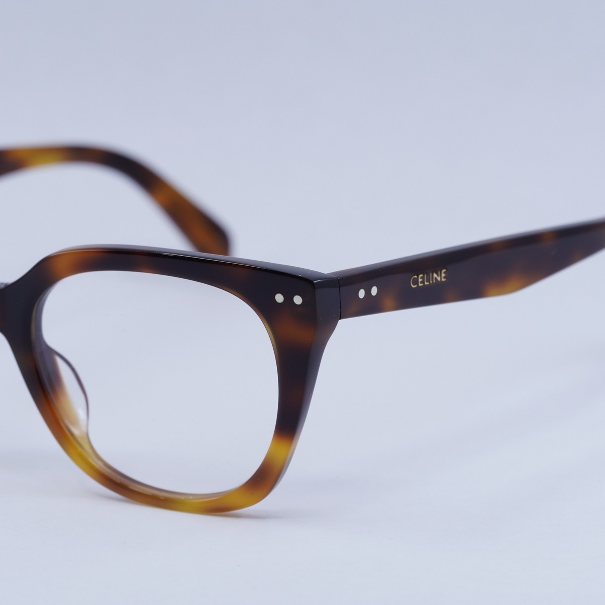 CELINE CL50116I 056 Black/Havana 52mm Eyeglasses New