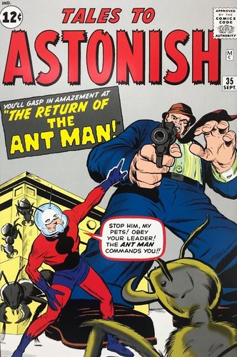 "Tales to Astonish Return of the Ant Man" # 135 póster de cómic enmarcado - Imagen 2 de 3