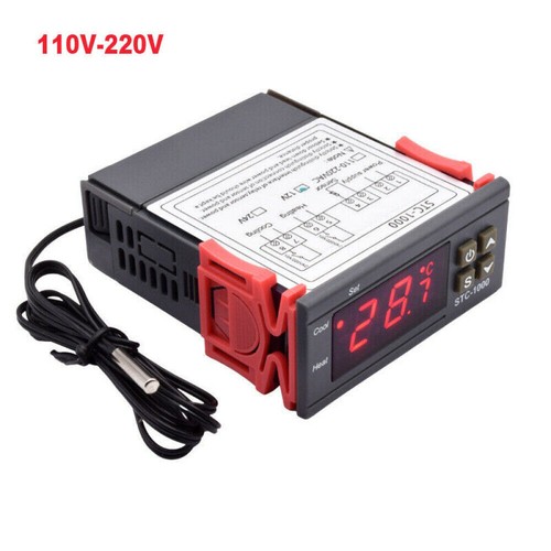 STC-1000 12V 24V 110-220V LCD Digital Temperature Controller Thermostat Sensor - Picture 11 of 13