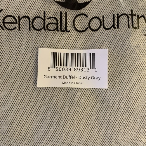 Kendall Country Garment Duffel Dusty Gray - Picture 3 of 3