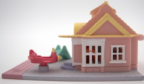 🧸 VINTAGE POLLY POCKET TOY SHOP COMPACT (1993) BLUEBIRD TOYS - SENZA FIGURINE - Foto 3 di 13