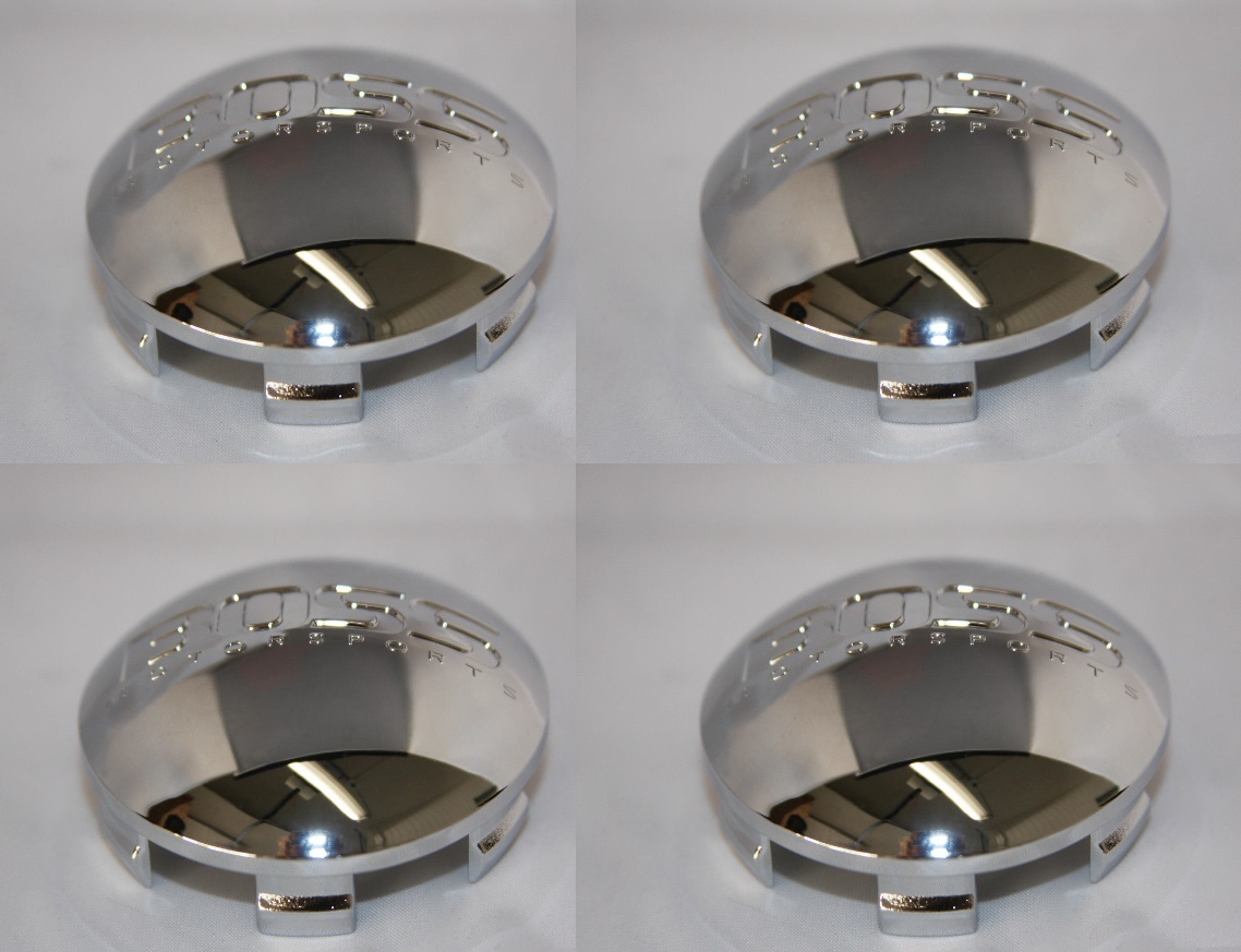4 CAP DEAL BOSS MOTORSPORTS TEETH STYLE 338 WHEEL RIM CENTER