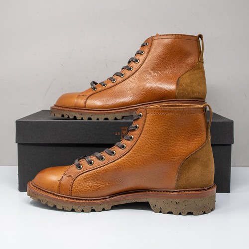 Allen Edmonds Discovery Cognac Lace Up Boots, Size 9 3E - Picture 3 of 7