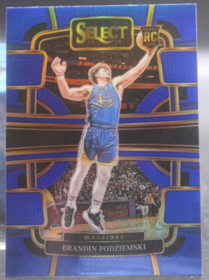 2023-24 Panini Select - Concourse Prizm #93 Brandin Podziemski (RC/Warriors)