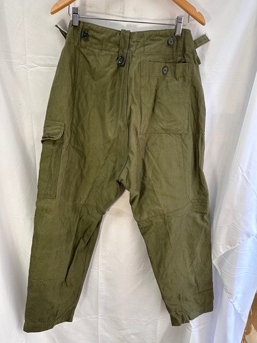 Genuine British Army 1960 Pattern Combat Trousers OD Green - Size 2 - 33" Waist - Picture 12 of 20