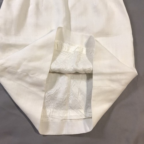 Miss O by Oscar de la Renta Skirt Womens 6 White Linen A Line - Picture 6 of 12