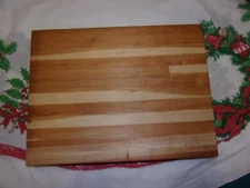 HAND CRAFTED BUTCHER CHERRY CUTTING BOARD BLOCK CHEESE MEAT CHARCUTERIE