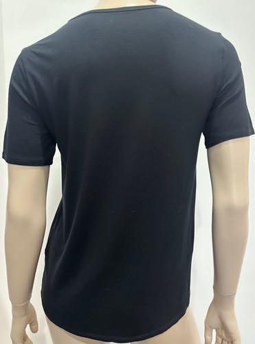Camiseta Top Jersey Manga Corta Cuello Redondo Negra EILEEN FISHER - Talla XS - Imagen 4 de 6
