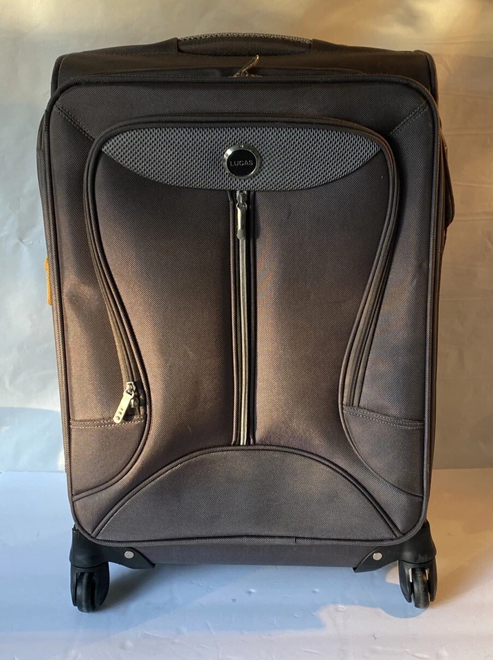 Maleta giratoria expandible lateral suave Lucas Lucas Luggage Adrenaline gris claro Foto 2 de 4