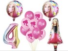 Barbie 4th Birthday Balloons Party Decorations Boys Girls Kids Balloon Age 4
