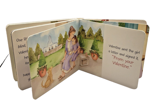 Children's Book The Story of Valentine's Day Board Book By Nancy J Skaermeas - Picture 8 of 11