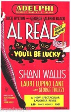 Shani Wallis "YOU'LL BE LUCKY" Al Read (Autograph) Erte 1954 London Playbill