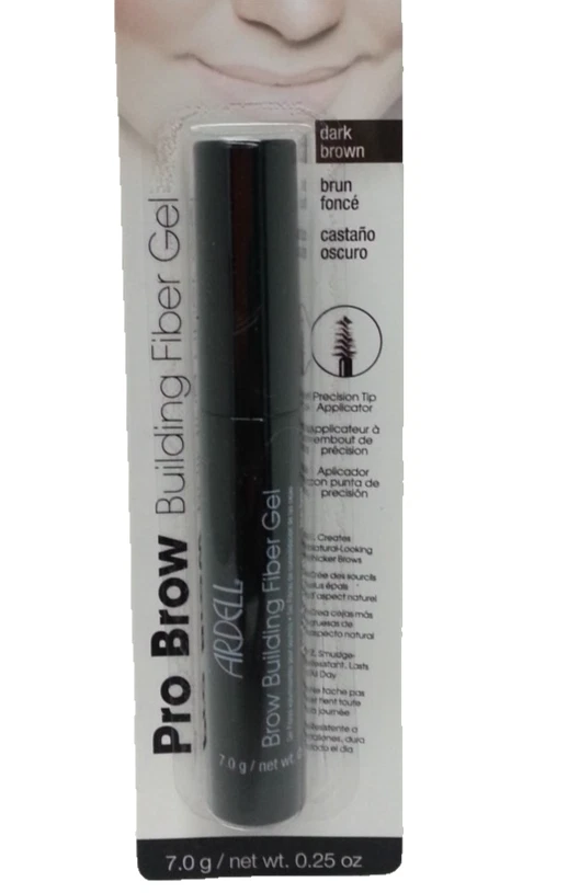 ( 1 ) ARDELL PRO Brow Building Fiber Gel Shade Dark Brown 0.25 oz SEALED - Image 2 of 4